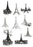 Fototapeta Wieża Eiffla - eiffel tower city
Tour Eiffel
Eiffel
Paris
France 
grafika wieży Eiffla
 wieża Eiffla
grafika
wektor