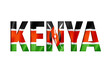 kenyan flag text font