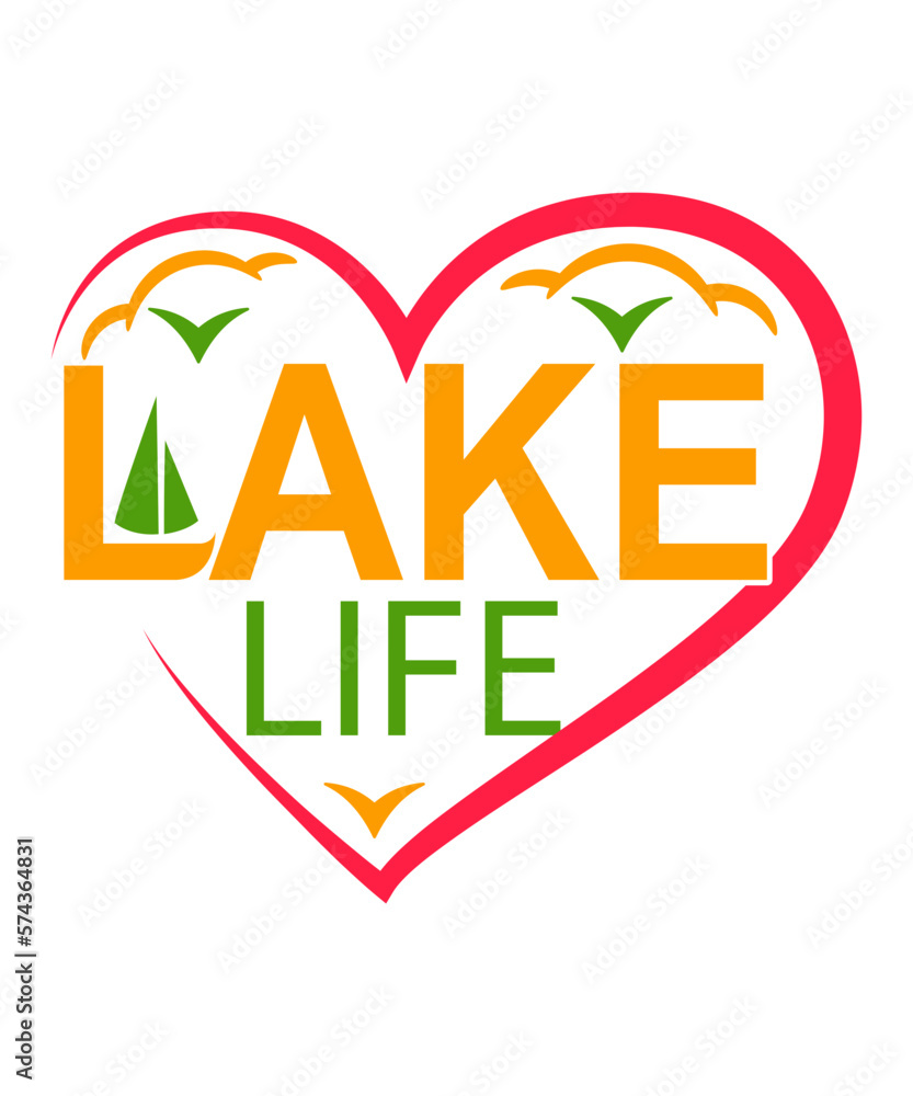 Lake SVG, Lakehouse SVG Bundle, Lake Quotes SVG, lake shirt svg, boat svg, beach svg, summer svg, lake bum svg