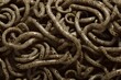 Disgusting worms background wallpaper, closeup parasites illustration wallpaper, Generative AI