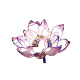 Fototapeta Motyle - Color sketch of a lotus flower with transparent background