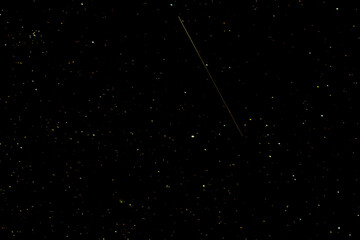 Wall Mural - Feb 19, 2023 the rare green comet C/2022 E3(ZTF) made its way near the star Tabit in the constellation Orion. 4 sec f/1.8 ISO 1600 Sony FE 135mm f/1.8 GM Sony a7R IVA