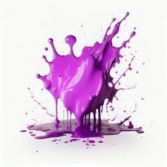 Wall Mural - lilac stains background, paint, ai generation