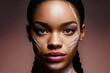 Vitiligo Beauty. Generative AI, non-existent person.