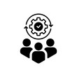 technical committee or tech support simple icon