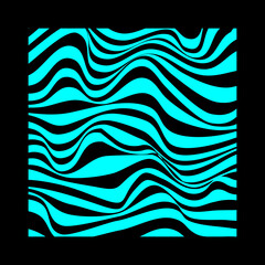 Poster - abstract liquid waves design element
