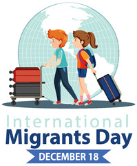 Poster - International Migrants Day Banner Design