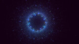 Fototapeta Kosmos - 3D rendering abstract circle light background