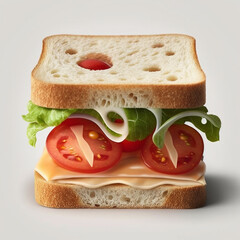 Poster - Vegetable sandwiches