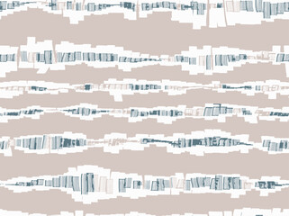  70's Retro Seamless Pattern. 60s and 70s Aesthetic Style.