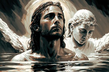 Poster - Baptism of Jesus Christ. 