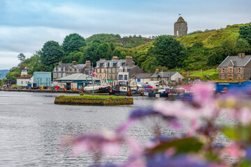 The town of Tarbert on Loch Fyne - Scotland 