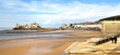 The curved beach of Weston-super-mare