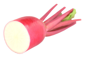 Canvas Print - Closeup of red radish