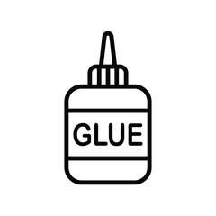 Wall Mural - glue icon vector design template in white background