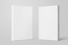 Blank Close Softcover Paperback Vertical A5 Book Realistic Mockup Template 3d Rendering Illustration