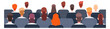 © ssstocker - Audience back view. People sitting in chairs and listening