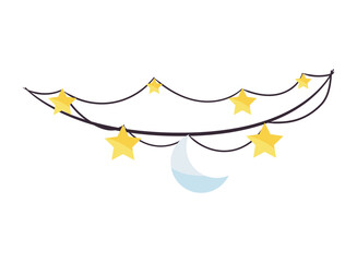 Sticker - night garland design