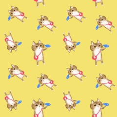  魚好き好き猫さんのパターン