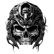 Motorcycle mechanic skull is a popular symbol in biker culture, representing a tough, gritty persona with a deep knowledge of motorcycle mechanics