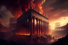 The Fall Of The Roman Empire. Generative AI