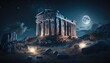 Haunted by History: A Journey through the Ruins of Athens, AI Generative