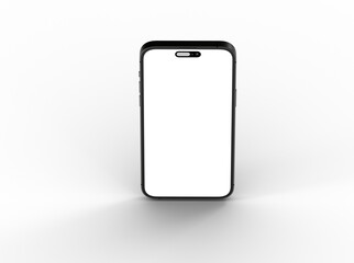Wall Mural - realistic smartphone template mockup for user experience presentation