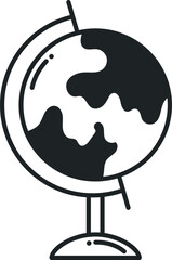 Sticker - world earth map supply