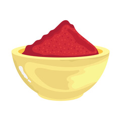 Poster - chilli pepper powder in bowl