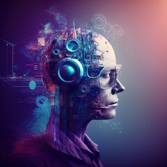 artificial intelligence, modern , transformation of ideas and the adoption of technology in business in the digital age, enhancing global business capabilities, generative ai