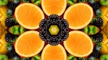 Footage Stop Motion Animation Graphic Illustration Mandala Background Geometric Kaleidoscope Shape Abstract Full Color