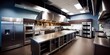 © Brian - Commercial kitchen with stainless steel - empty kitchen filled with everything a restaurant or food business needs