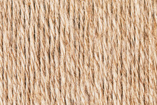 Rope Texture. Brown Old Rope Lines. Striped Pattern. Retro Textile Texture. Stripes Background On Canvas. Twine Pattern.