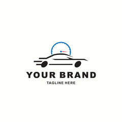 Wall Mural - car logo and speed symbol suitable for your app and company