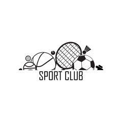 Wall Mural - sport logo design