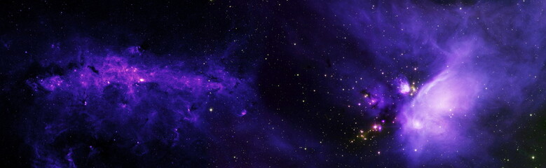 Wall Mural - colorful cosmos with stardust and milky way. magic color galaxy. infinite universe and starry night.