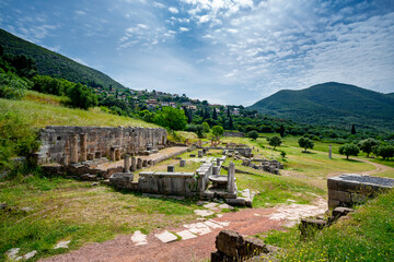 Wall Mural - Messene, Greece. The Arsinoe Fountain