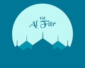 Canvas Print - Eid Al Fitr Illustration Template