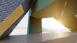 © Annuitti - 3d rendering architecture background building geometric shape