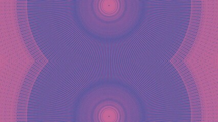 Fototapete - Elegant wire symmetrical structure. 3d rendering seamless loop animation HD
