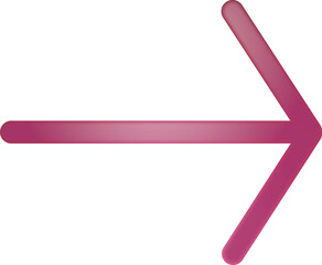 Wall Mural - Right arrow sign, icon in gradient purple style