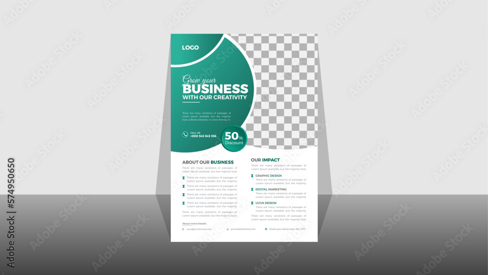 Corporate Business Flyer Design template Poster Marketing Agency ...