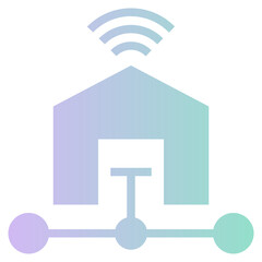 Sticker - home wifi