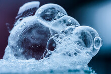 Abstract Background With Frozen Bubbles