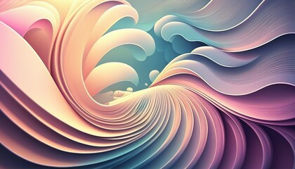 Wall Mural - psychic waves background, AI generative illustration