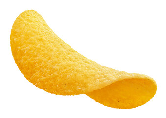 Delicious potato chip cut out