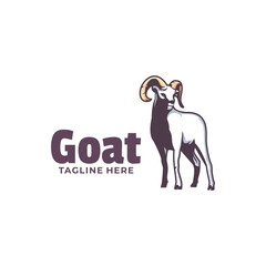 Wall Mural - Goat Logo Vector