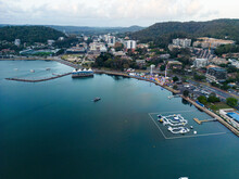 Aerial Image Looking Over Gosford And Brisbane Water.