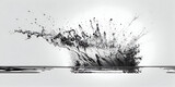 Fototapeta Sypialnia - Splashing water - abstract splash on a clean background
