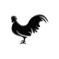 Wall Mural - Rooster logo icon vector and symbol template